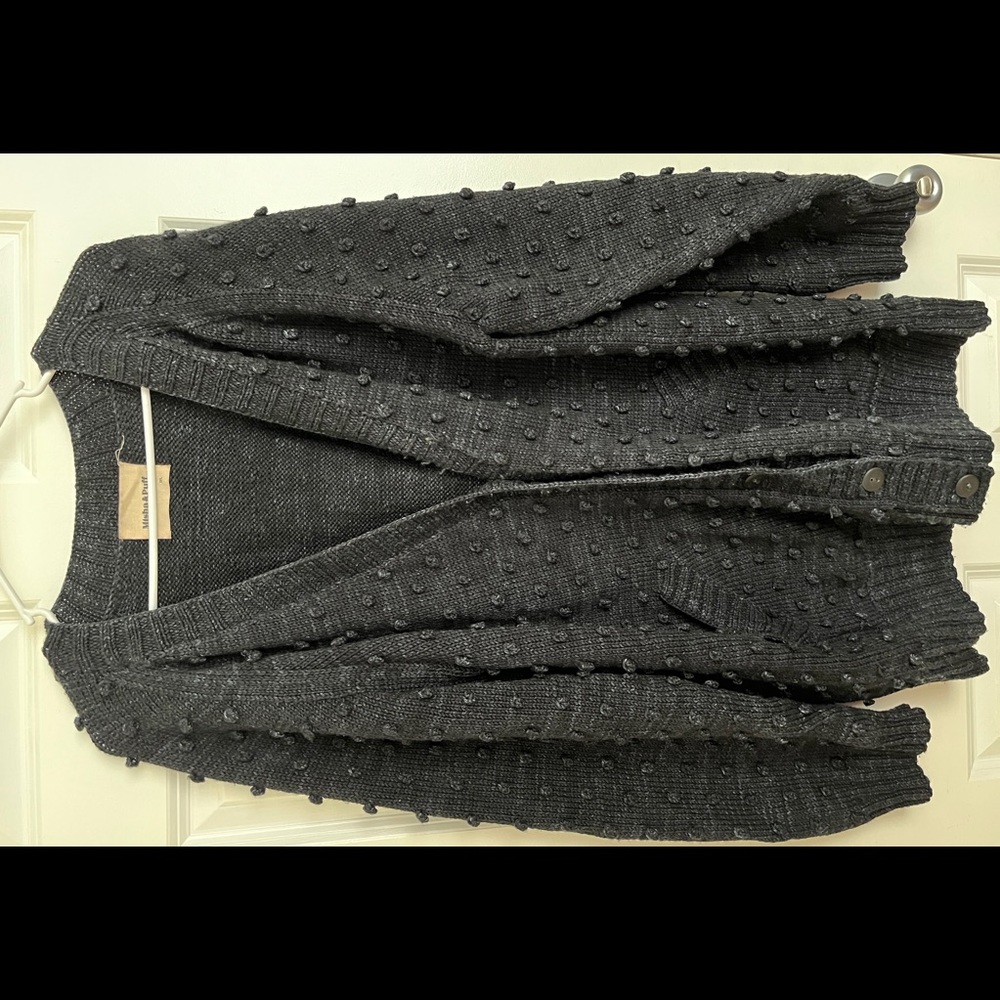 Misha and Puff Long Popcorn Cardigan